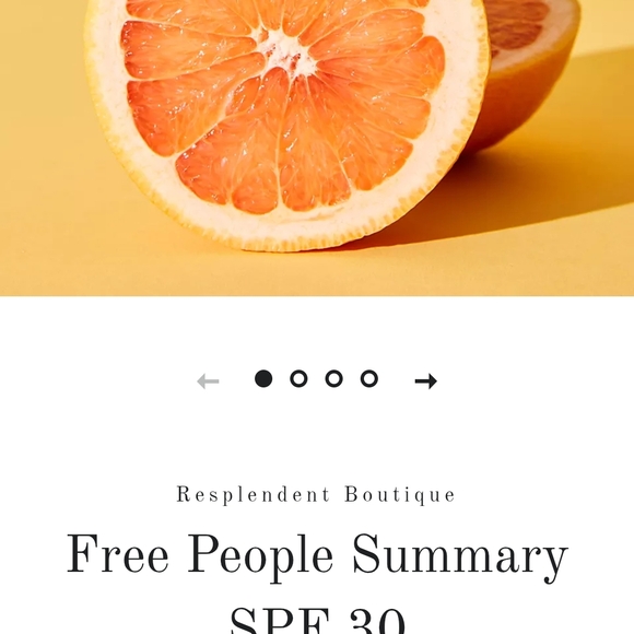 Free People Grapefruit-Inspired Sunscreen - Picture 1 of 3